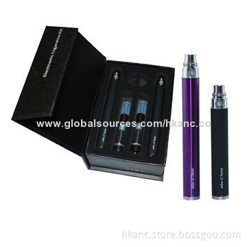 Variable voltage eGo-C twist dual battery starter kit